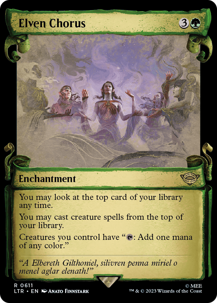 Elven Chorus [The Lord of the Rings: Tales of Middle-Earth Showcase Scrolls] | I Want That Stuff Brandon