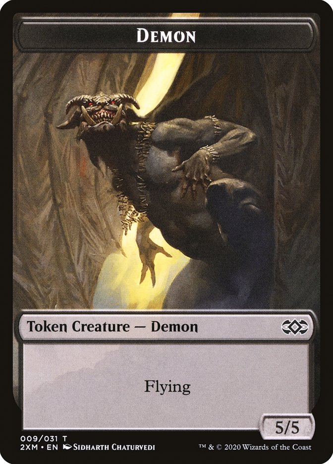 Demon Token [Double Masters Tokens] | I Want That Stuff Brandon