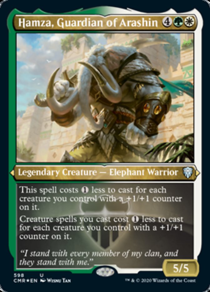 Hamza, Guardian of Arashin (Etched) [Commander Legends] | I Want That Stuff Brandon