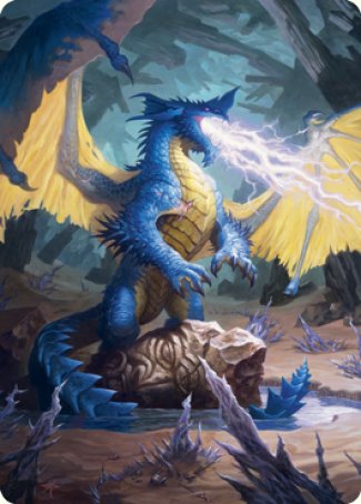 Blue Dragon Art Card [Dungeons & Dragons: Adventures in the Forgotten Realms Art Series] | I Want That Stuff Brandon