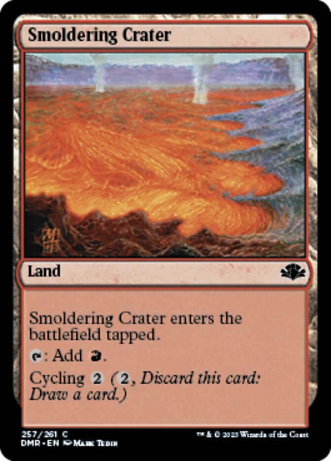 Smoldering Crater [Dominaria Remastered] | I Want That Stuff Brandon