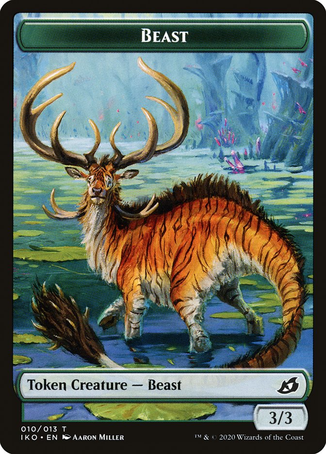 Beast Token [Ikoria: Lair of Behemoths Tokens] | I Want That Stuff Brandon