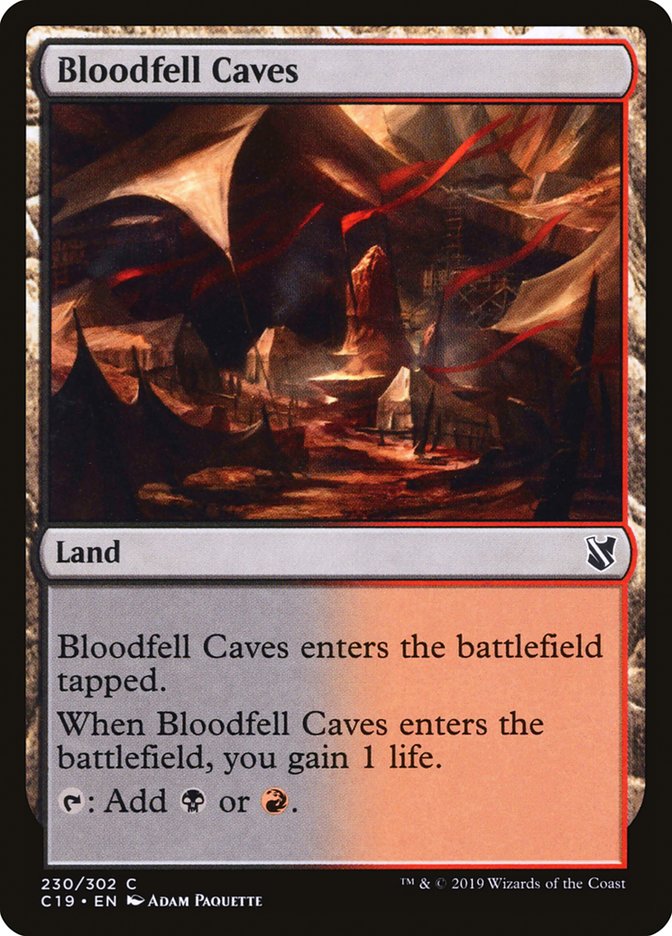 Bloodfell Caves [Commander 2019] | I Want That Stuff Brandon