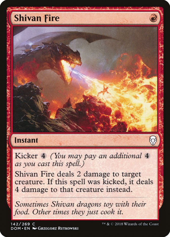 Shivan Fire [Dominaria] | I Want That Stuff Brandon