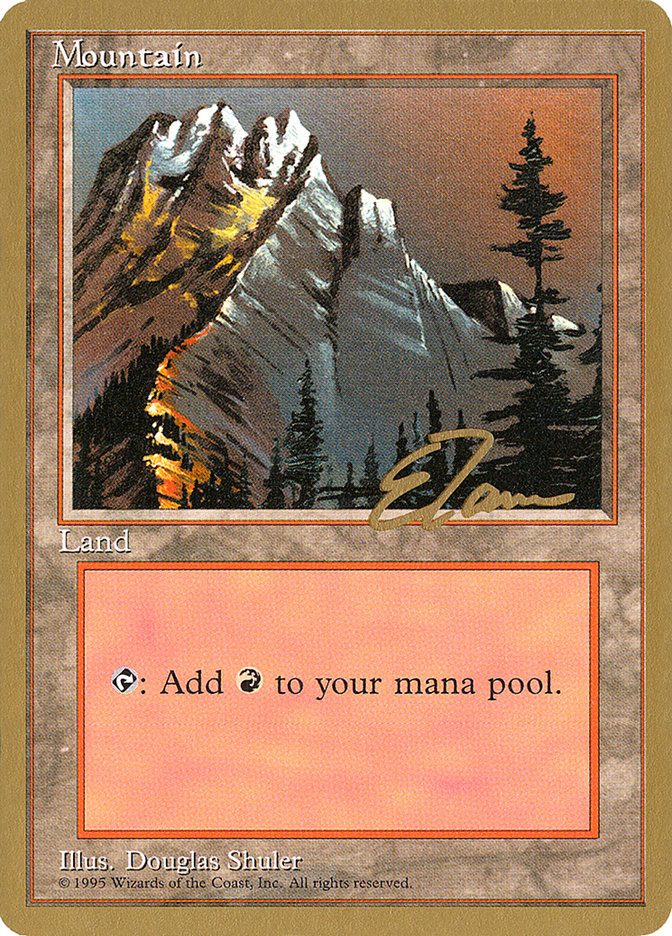 Mountain (et373) (Eric Tam) [Pro Tour Collector Set] | I Want That Stuff Brandon