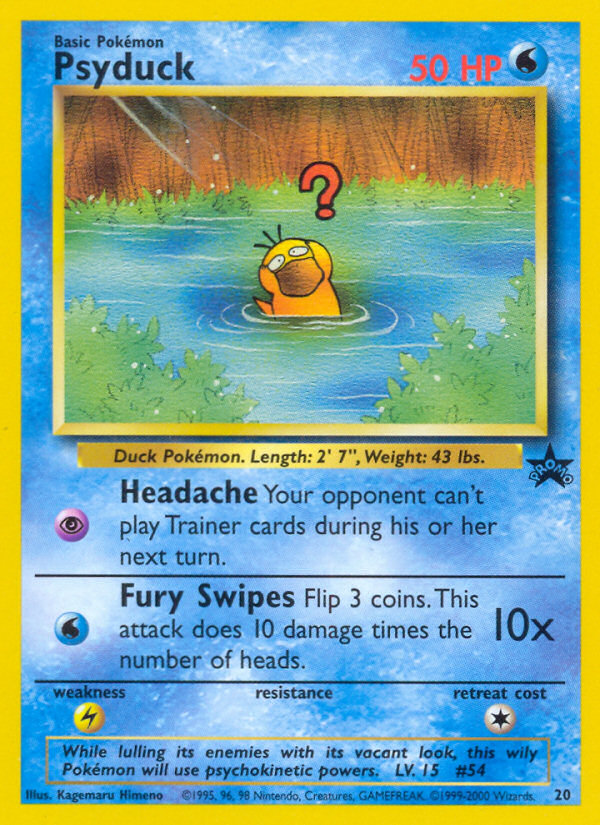 Psyduck (20) [Wizards of the Coast: Black Star Promos] | I Want That Stuff Brandon