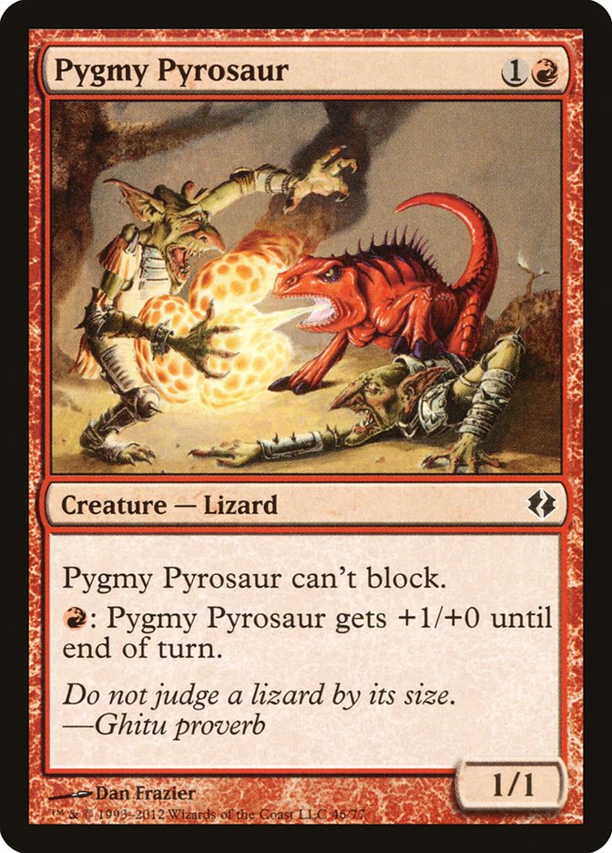 Pygmy Pyrosaur [Duel Decks: Venser vs. Koth] | I Want That Stuff Brandon