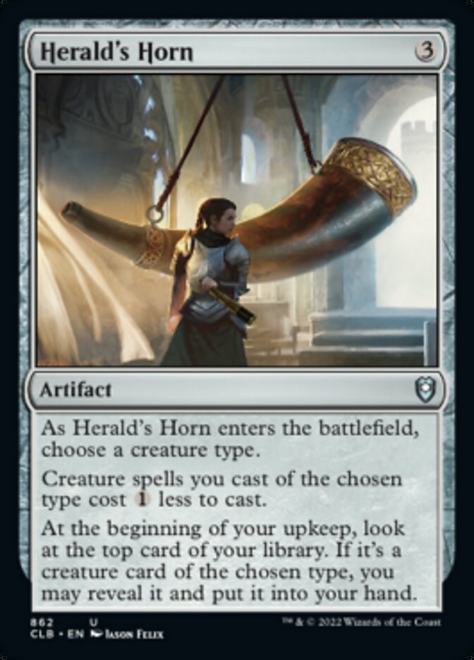 Herald's Horn [Commander Legends: Battle for Baldur's Gate] | I Want That Stuff Brandon