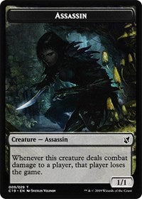 Assassin // Morph Double-Sided Token [Commander 2019 Tokens] | I Want That Stuff Brandon