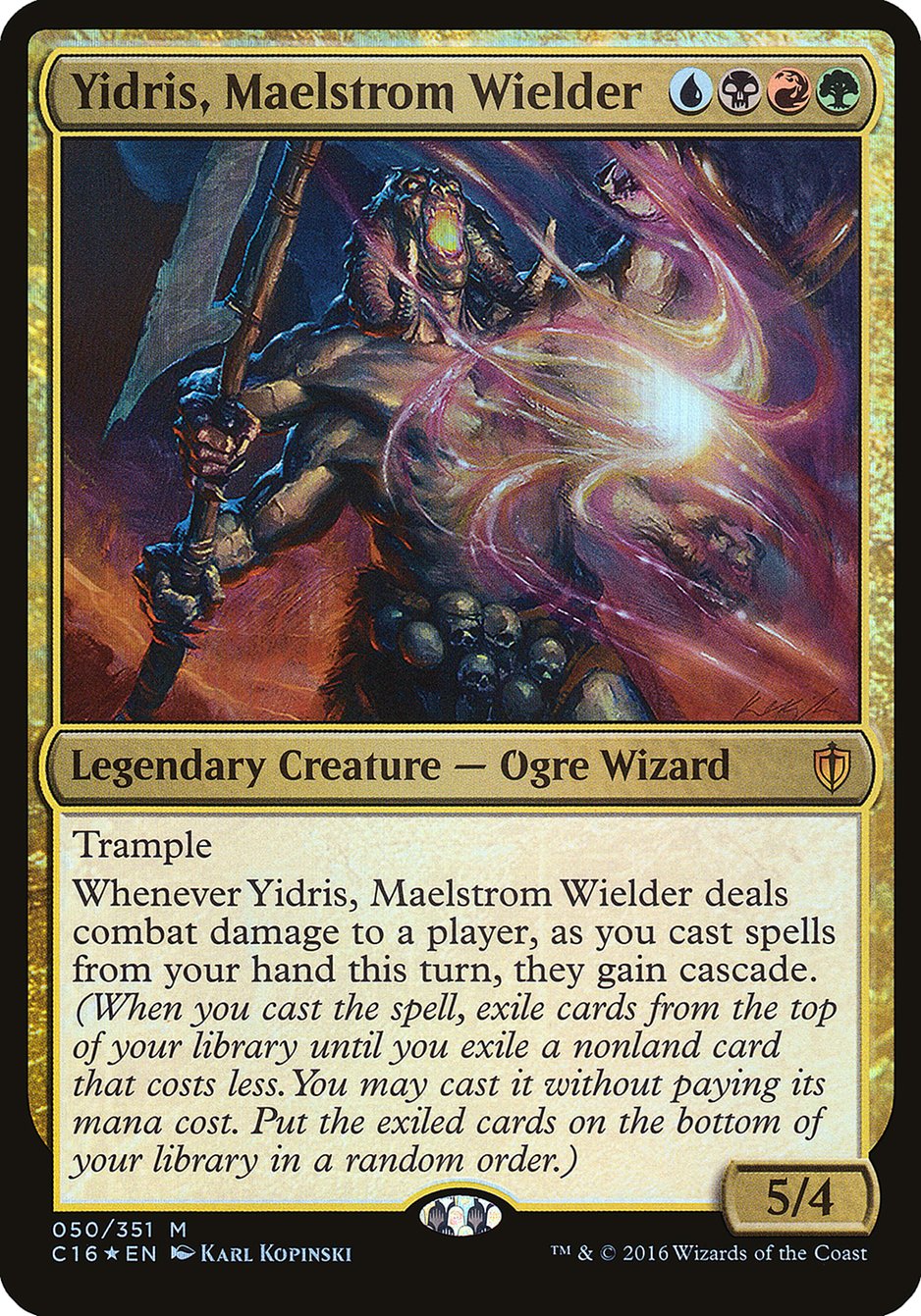 Yidris, Maelstrom Wielder (Oversized) [Commander 2016 Oversized] | I Want That Stuff Brandon