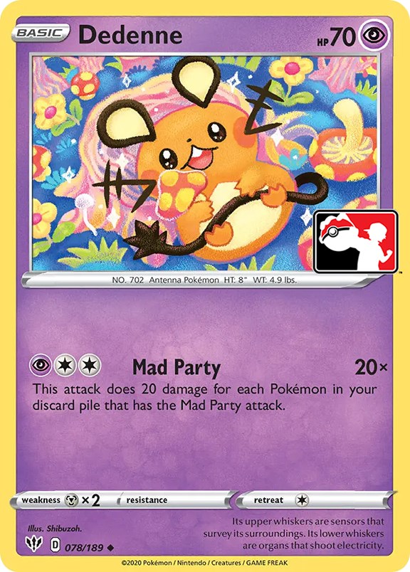 Dedenne (078/189) [Prize Pack Series One] | I Want That Stuff Brandon