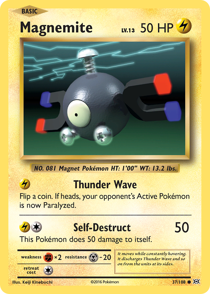 Magnemite (37/108) [XY: Evolutions] | I Want That Stuff Brandon