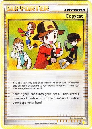 Copycat (21/30) [HeartGold & SoulSilver: Trainer Kit - Raichu] | I Want That Stuff Brandon