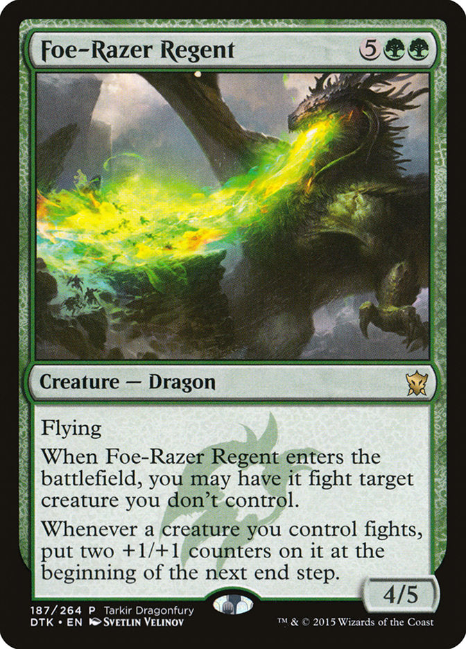 Foe-Razer Regent [Tarkir Dragonfury] | I Want That Stuff Brandon