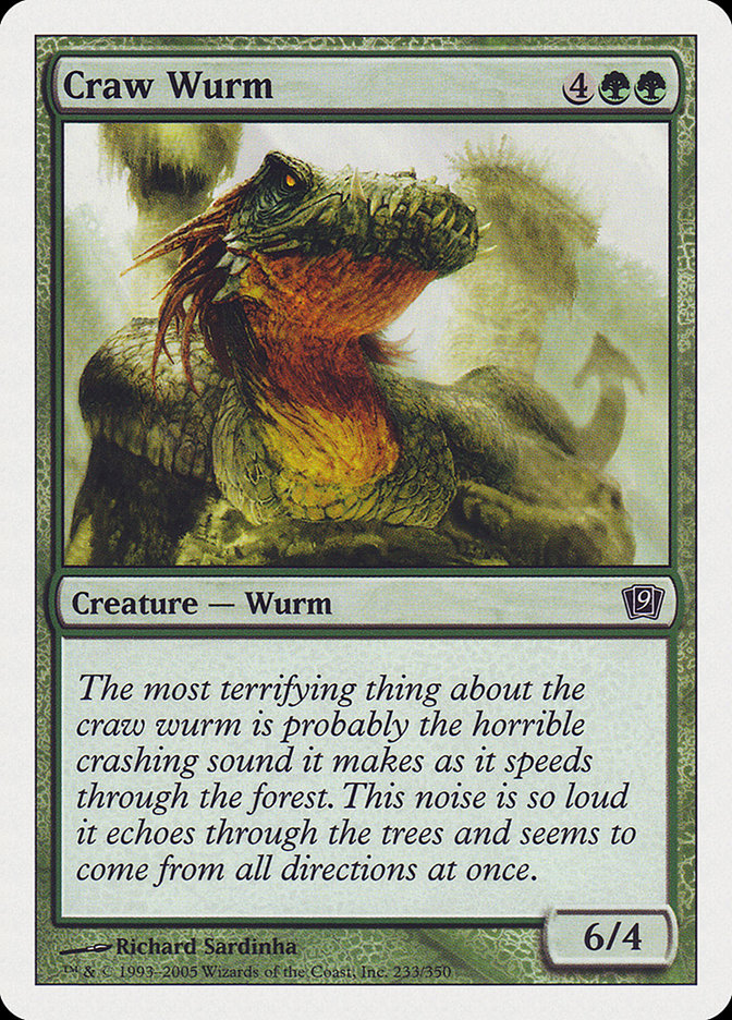 Craw Wurm [Ninth Edition] | I Want That Stuff Brandon