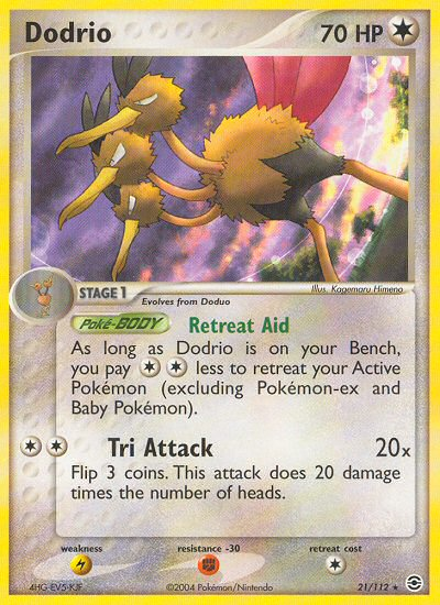 Dodrio (21/112) [EX: FireRed & LeafGreen] | I Want That Stuff Brandon