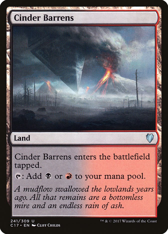 Cinder Barrens [Commander 2017] | I Want That Stuff Brandon