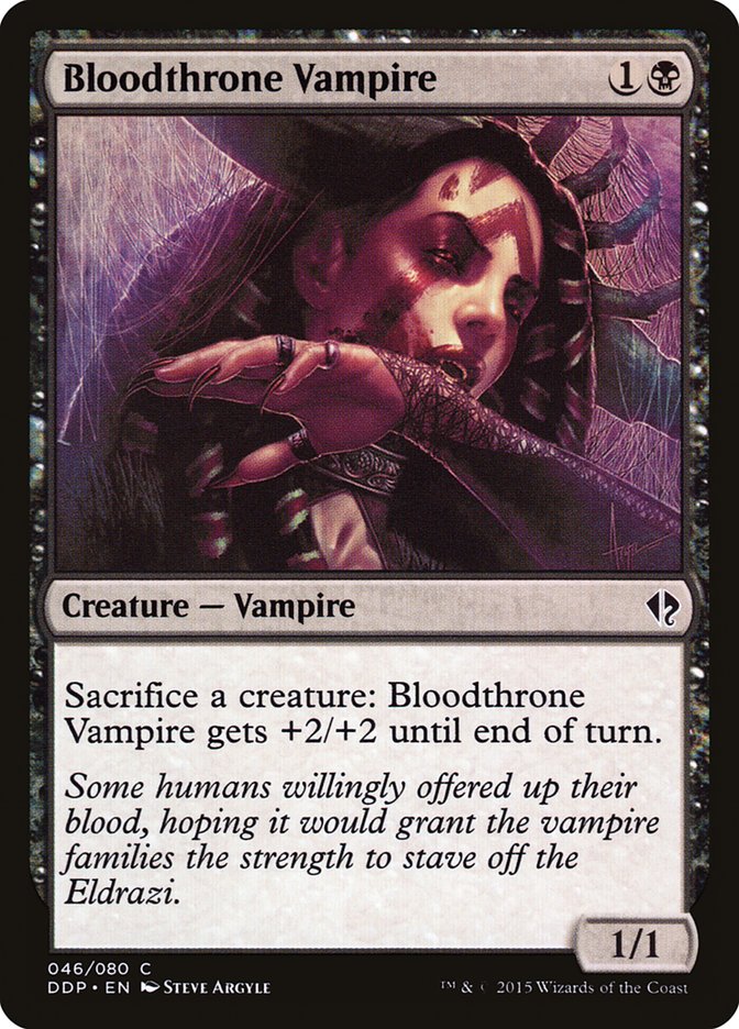 Bloodthrone Vampire [Duel Decks: Zendikar vs. Eldrazi] | I Want That Stuff Brandon