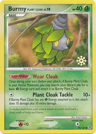 Burmy Plant Cloak (78/132) [Countdown Calendar Promos] | I Want That Stuff Brandon