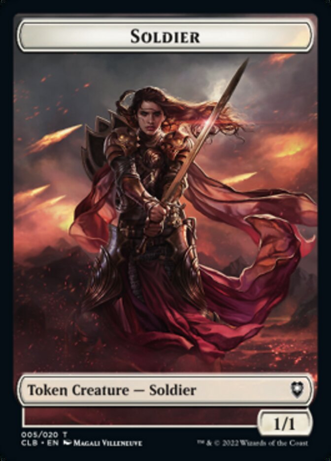 Soldier Token [Commander Legends: Battle for Baldur's Gate Tokens] | I Want That Stuff Brandon