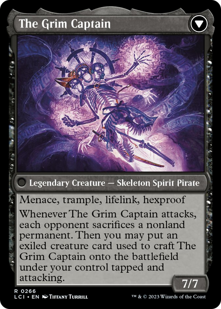 Throne of the Grim Captain // The Grim Captain [The Lost Caverns of Ixalan] | I Want That Stuff Brandon