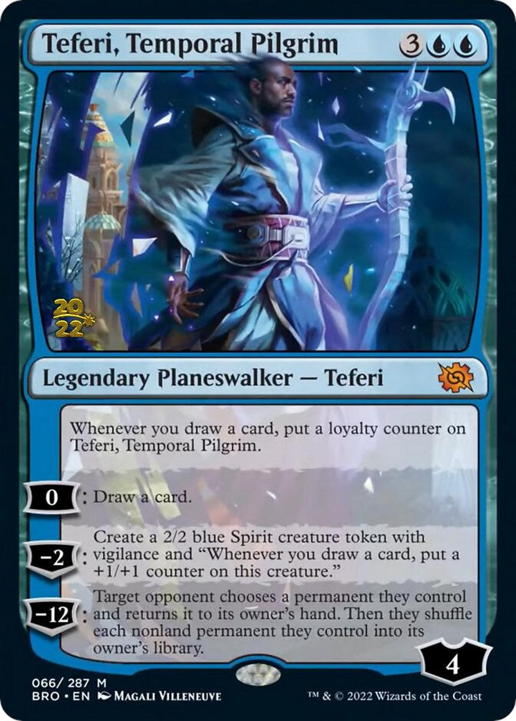 Teferi, Temporal Pilgrim [The Brothers' War Prerelease Promos] | I Want That Stuff Brandon