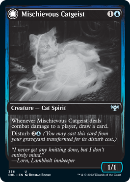 Mischievous Catgeist // Catlike Curiosity [Innistrad: Double Feature] | I Want That Stuff Brandon