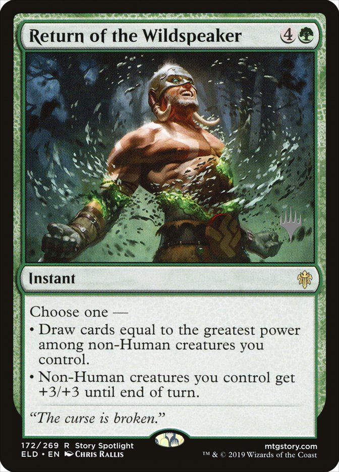 Return of the Wildspeaker (Promo Pack) [Throne of Eldraine Promos] | I Want That Stuff Brandon