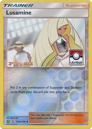 Lusamine (153a/156) (League Challenge Alt Art 3rd Place) [Sun & Moon: Ultra Prism] | I Want That Stuff Brandon