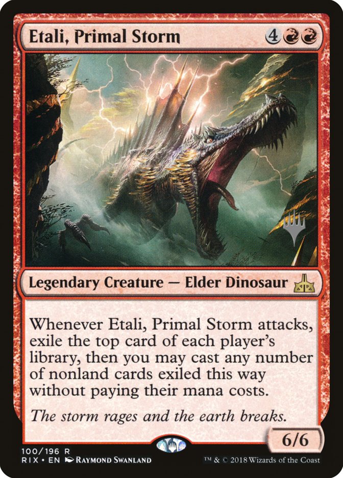 Etali, Primal Storm (Promo Pack) [Rivals of Ixalan Promos] | I Want That Stuff Brandon