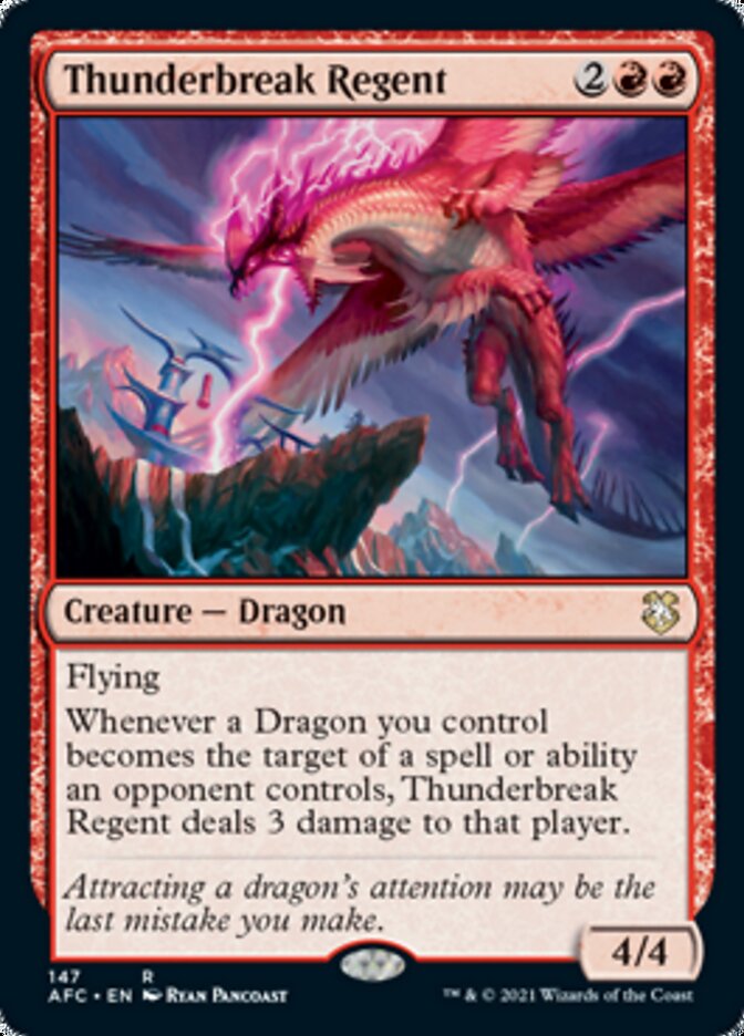 Thunderbreak Regent [Dungeons & Dragons: Adventures in the Forgotten Realms Commander] | I Want That Stuff Brandon