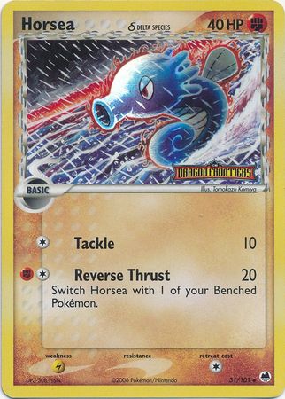 Horsea (31/101) (Delta Species) (Stamped) [EX: Dragon Frontiers] | I Want That Stuff Brandon