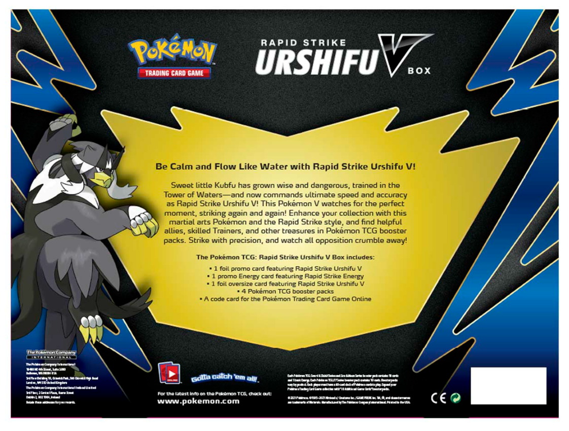 Sword & Shield: Battle Styles - Rapid Strike Urshifu V Box | I Want That Stuff Brandon