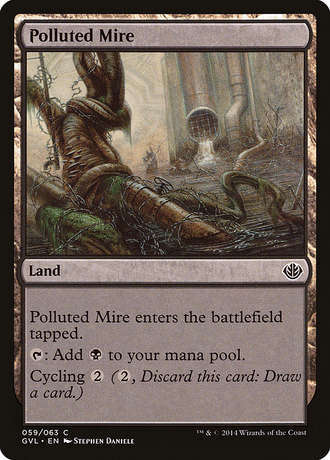 Polluted Mire (Garruk vs. Liliana) [Duel Decks Anthology] | I Want That Stuff Brandon