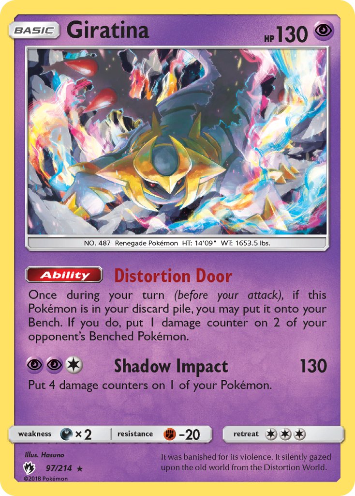 Giratina (97/214) (Theme Deck Exclusive) [Sun & Moon: Lost Thunder] | I Want That Stuff Brandon