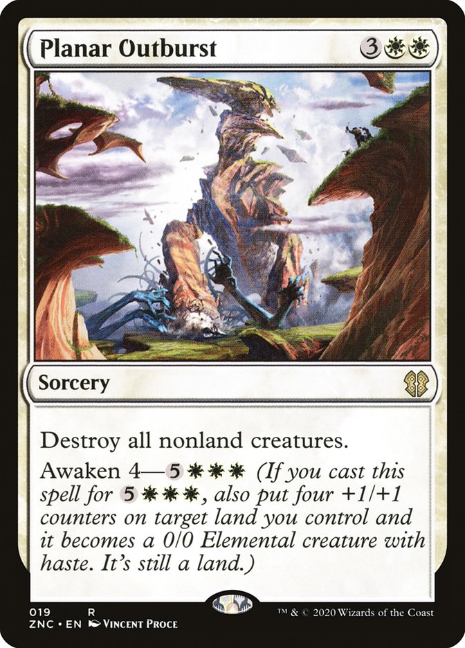 Planar Outburst [Zendikar Rising Commander] | I Want That Stuff Brandon