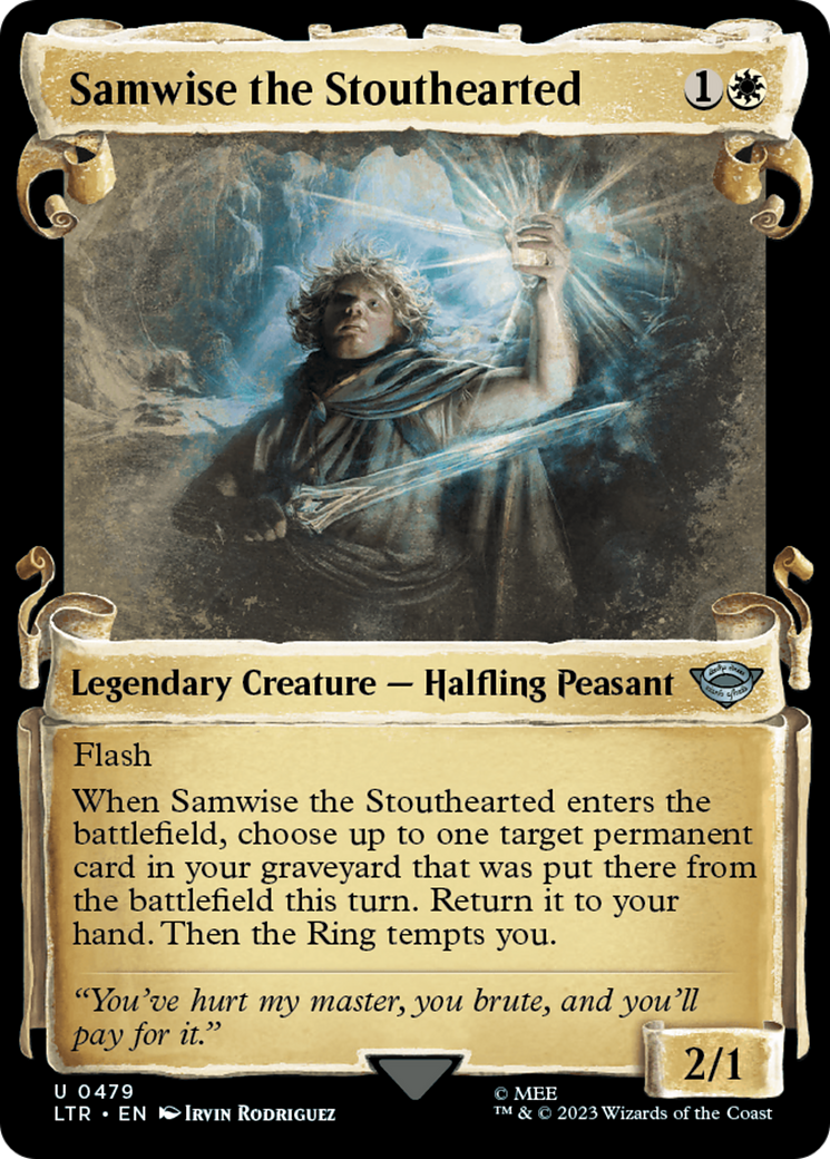 Samwise the Stouthearted [The Lord of the Rings: Tales of Middle-Earth Showcase Scrolls] | I Want That Stuff Brandon