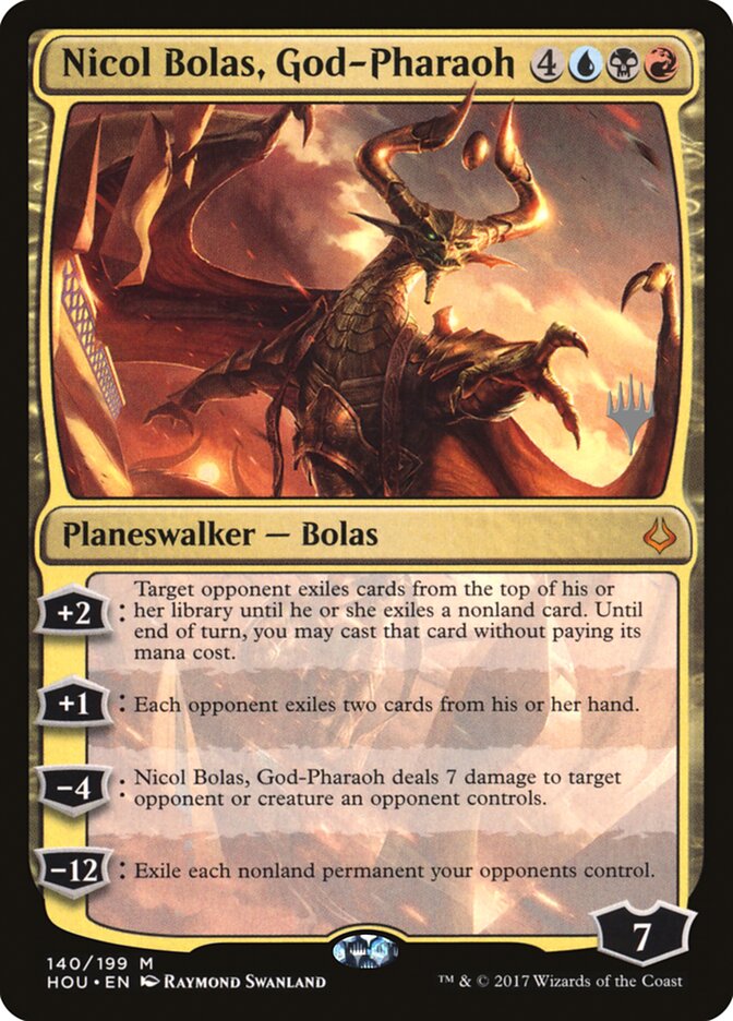 Nicol Bolas, God-Pharaoh (Promo Pack) [Hour of Devastation Promos] | I Want That Stuff Brandon