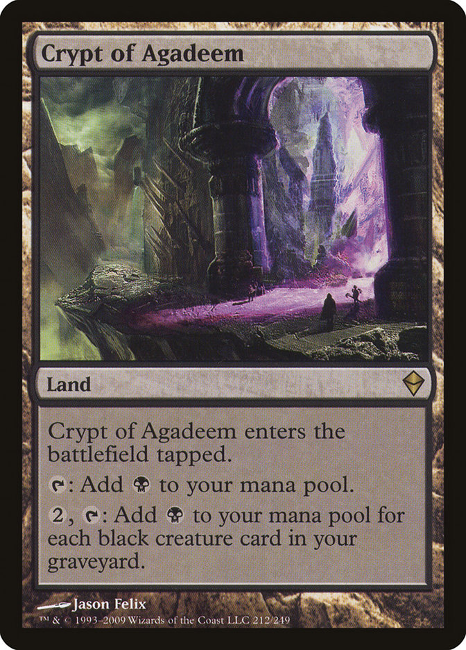 Crypt of Agadeem [Zendikar] | I Want That Stuff Brandon