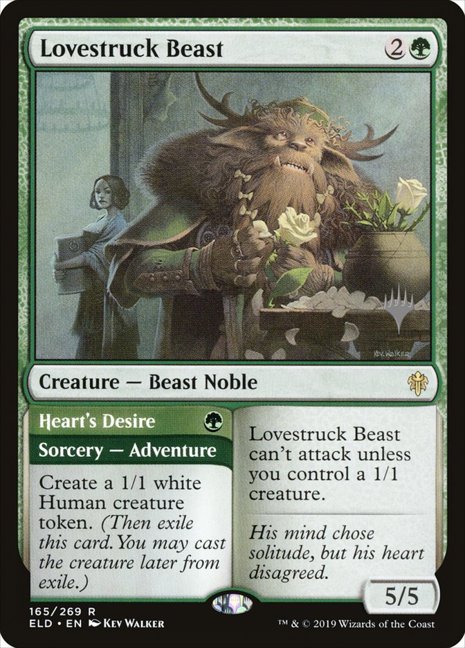 Lovestruck Beast // Heart's Desire (Promo Pack) [Throne of Eldraine Promos] | I Want That Stuff Brandon