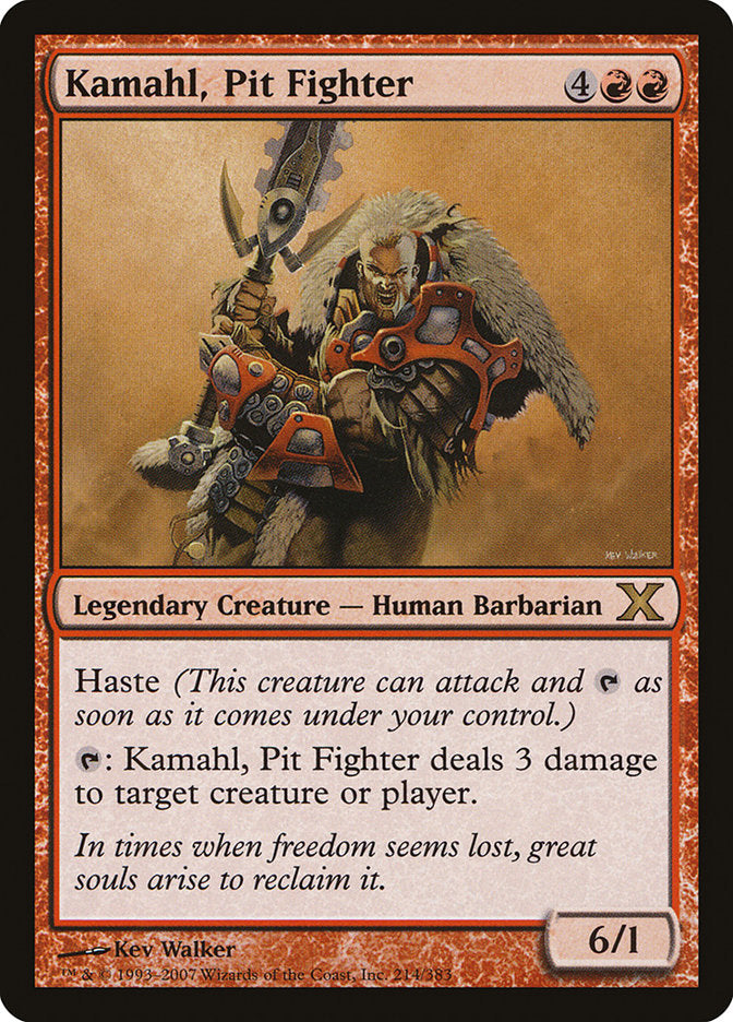 Kamahl, Pit Fighter [Tenth Edition] | I Want That Stuff Brandon