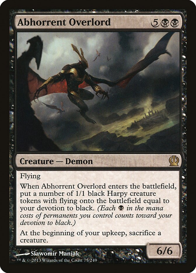 Abhorrent Overlord [Theros] | I Want That Stuff Brandon