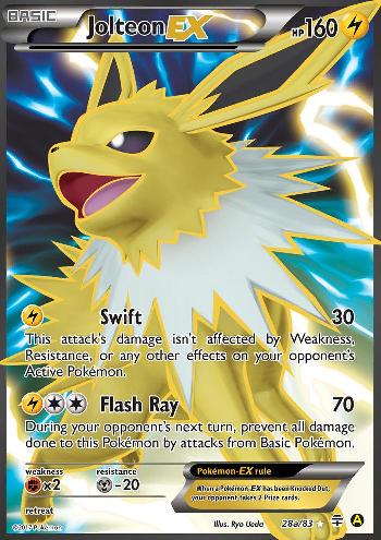 Jolteon EX (28a/83) (Alternate Art Promo) [XY: Generations] | I Want That Stuff Brandon