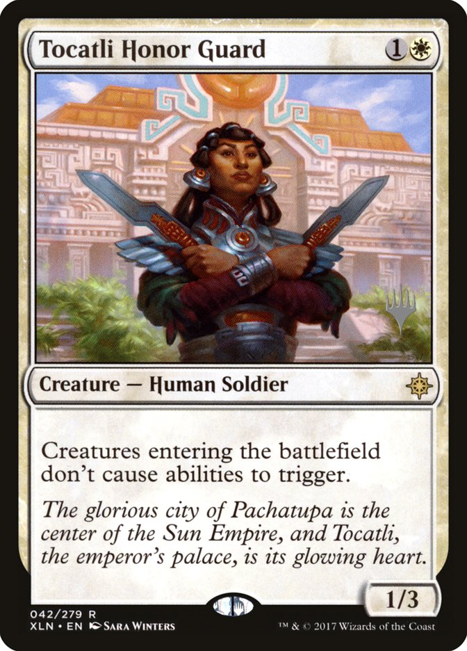 Tocatli Honor Guard (Promo Pack) [Ixalan Promos] | I Want That Stuff Brandon