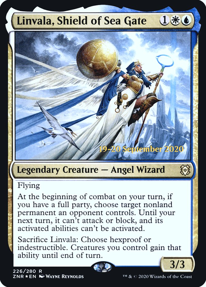 Linvala, Shield of Sea Gate [Zendikar Rising Prerelease Promos] | I Want That Stuff Brandon