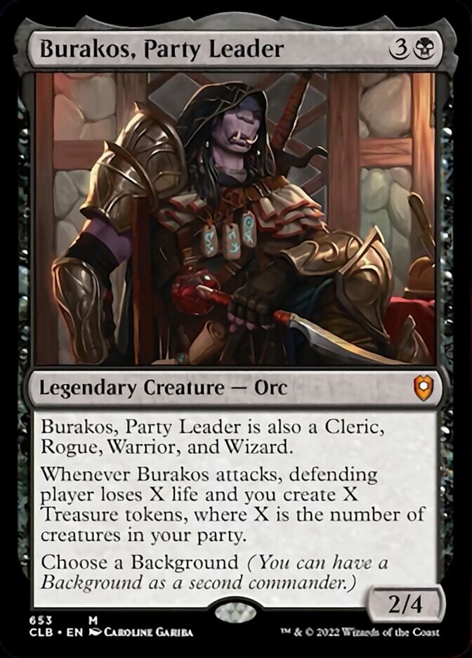 Burakos, Party Leader [Commander Legends: Battle for Baldur's Gate] | I Want That Stuff Brandon