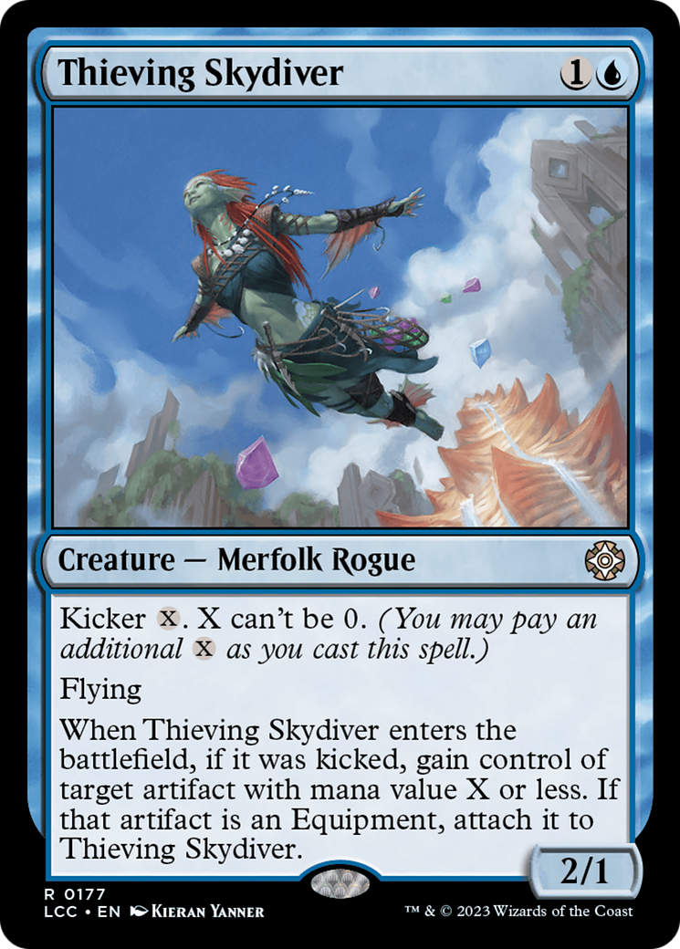 Thieving Skydiver [The Lost Caverns of Ixalan Commander] | I Want That Stuff Brandon