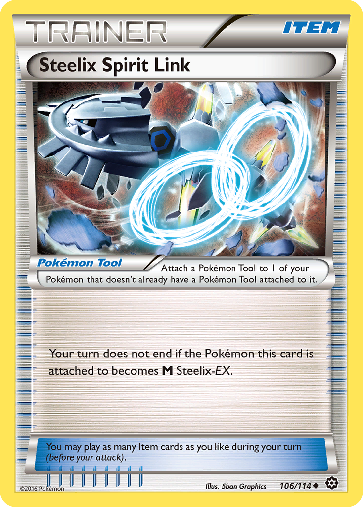 Steelix Spirit Link (106/114) [XY: Steam Siege] | I Want That Stuff Brandon