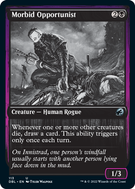 Morbid Opportunist [Innistrad: Double Feature] | I Want That Stuff Brandon