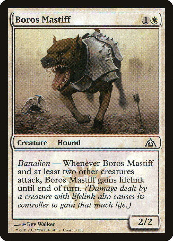 Boros Mastiff [Dragon's Maze] | I Want That Stuff Brandon